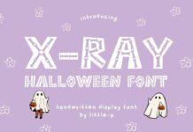 X-ray Font Poster 1