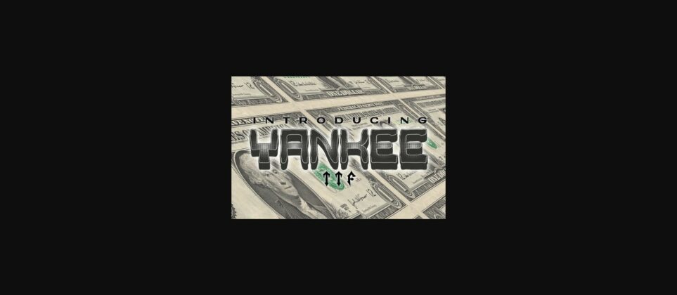 Yankee Font Poster 3