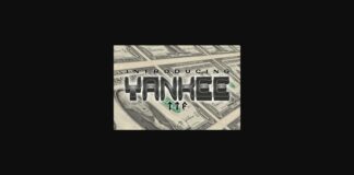 Yankee Font Poster 1