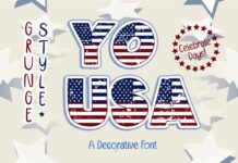 Yo Usa Font Poster 1