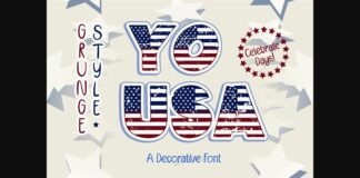 Yo Usa Font Poster 1