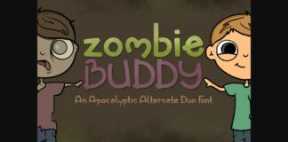 Zombie Buddy Font Poster 1