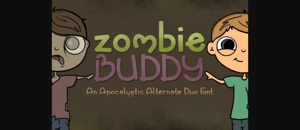 Zombie Buddy Font Poster 1