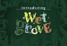 Wet Grove Font Poster 1