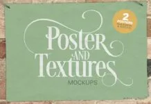 2 Poster & Textures Mockups Poster 1