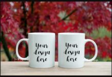 2 Coffee Mug Mock Ups Poster 1