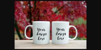 2 Coffee Mug Mock Ups Poster 1