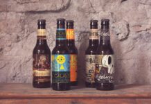 5 Perspectives Bottles Mockup Poster 1