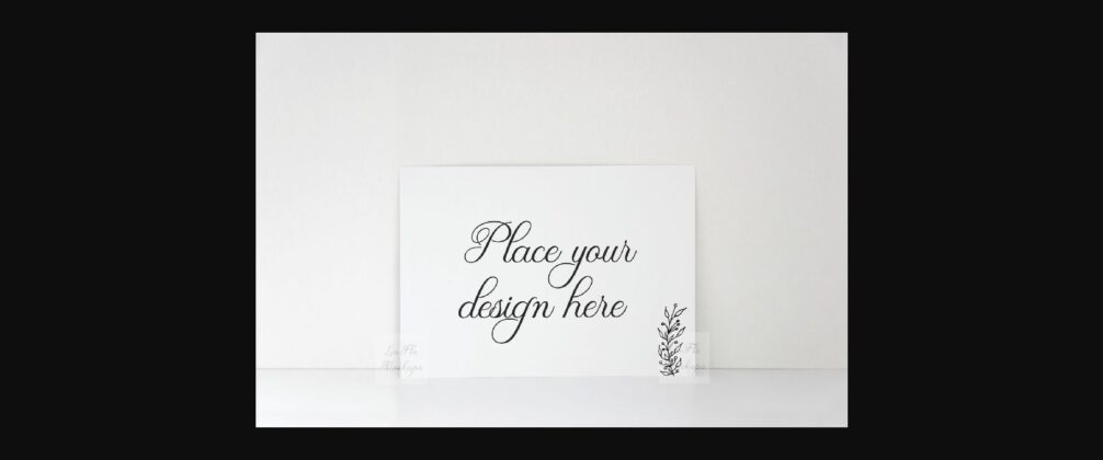 5x7 Horizontal Print Card Mockup Poster 3