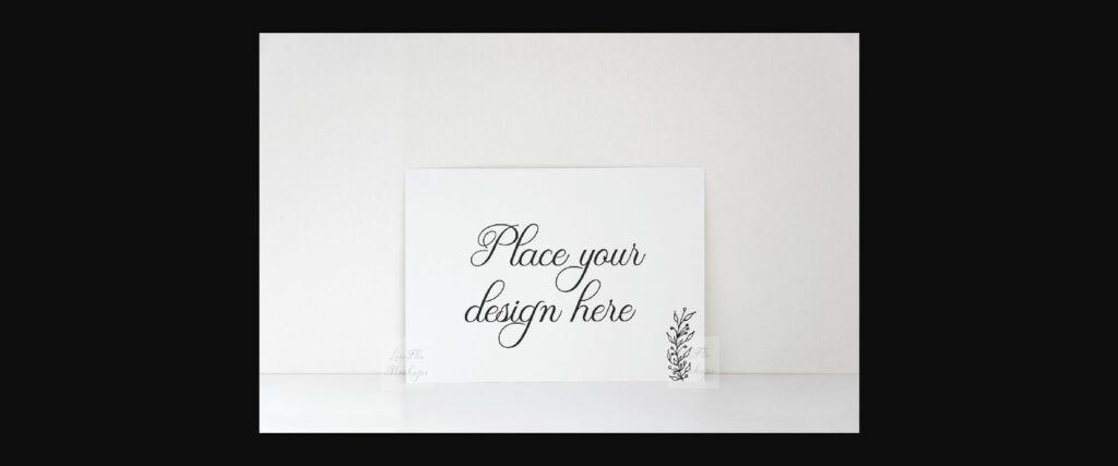 5x7 Horizontal Print Card Mockup Poster 3