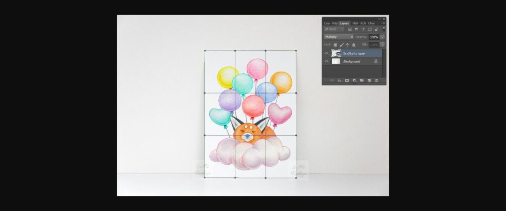 5x7 Vertical Print Card Mockup Poster 5