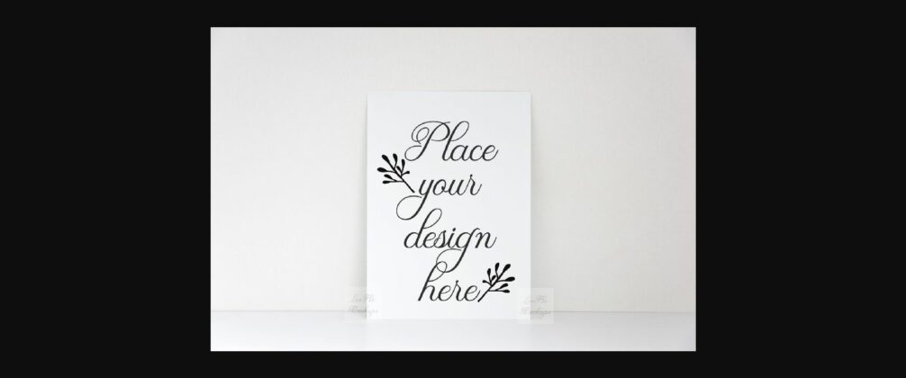 5x7 Vertical Print Card Mockup Poster 3