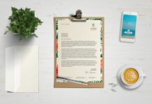 A4 One Page Mockup Poster 1