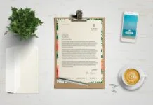 A4 One Page Mockup A4 One Page Mockup Poster 1