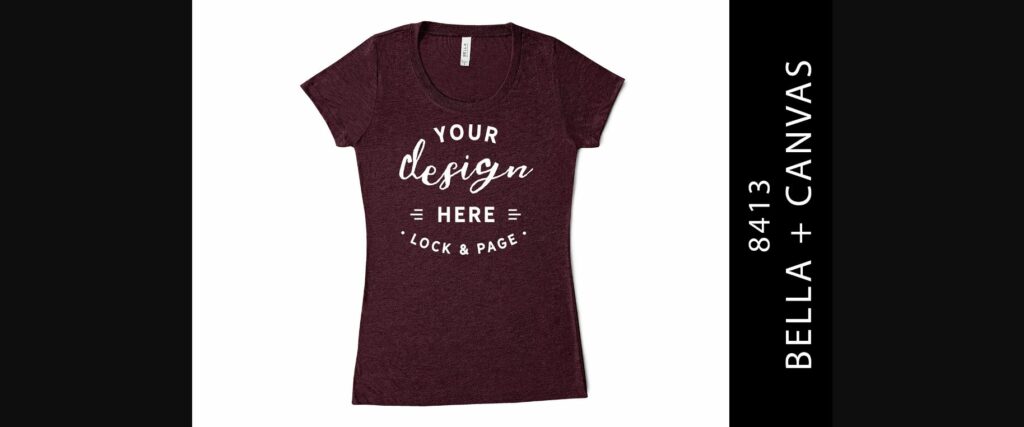 Amethyst Triblend Bella Canvas 8413 Tee Poster 1