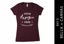 Amethyst Triblend Bella Canvas 8413 Tee Poster 1