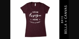 Amethyst Triblend Bella Canvas 8413 Tee Poster 1