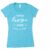 Aqua Triblend Bella Canvas 8413 Flat Lay