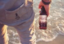 Beach Beer Style Mockup Poster 1