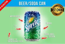 Beer Soda Can Mockup Poster 1