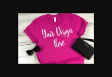 Berry Styled Unisex Mockup T-Shirt Photo Poster 1