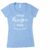 Blue Triblend Bella Canvas 8413 Flat Lay