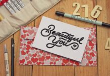 Business Envelope Card Sketch Poster 1