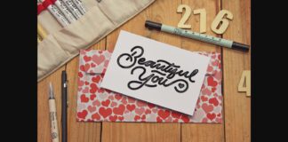 Business Envelope Card Sketch Poster 1