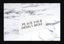 Business Visit Card Modern Mockup Poster 1