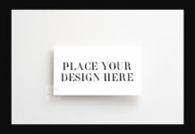 Bussines Mock Up Visit Card Mockup Poster 1