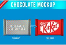 Chocolate Mockup Poster 1