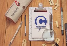 Clipboard Sketch & Hand Lens Poster 1