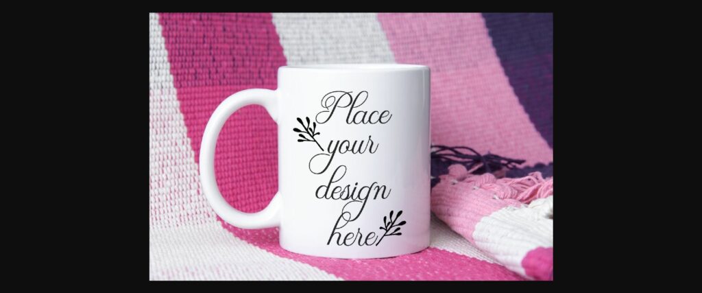 Coffee Mug Pink Mockup Poster 1