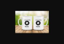 Couple Mug Mockup Poster 1