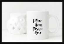 Cute Coffee Mug Mock Up Poster 1