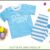Easter Pajamas Mock Up