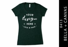 Emerald Triblend Bella Canvas 8413 Shirt Poster 1