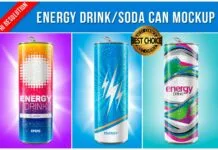 Energy Drink Mockup Energy Drink Mockup Poster 1