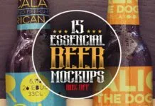 Essential Beer Mockup Bundle Essential Beer Mockup Bundle Poster 1