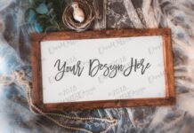 Farmhouse Romance Mockup Poster 1