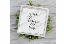 Farmhouse Style Sign Mockup Mock-Up Poster 1