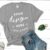 Female Gravel Gildan 5000 Mockup T Shirt