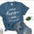 Girls Indigo Blue Gildan 5000 Mockup Tee