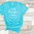 Girls Turquoise Bella Canvas 3001 Mockup