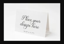 Greeting Card Mockup Photo Psd Smart Poster 1