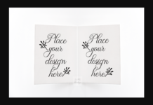 Greeting Card Mockup Psd Smart Photo Poster 1