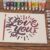 Grid Paper Notebook Paint Scene