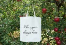 Grocery Tote Bag Smart Mockup Poster 1