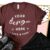 Heather Maroon Bella Canvas 3001 Mockup