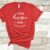 Heather Red Bella Canvas 3001 Mockup